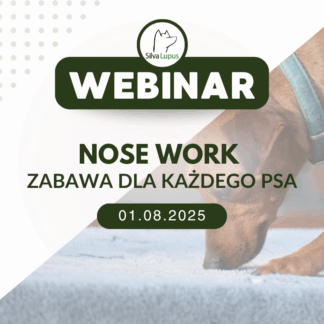 WEBINAR z certyfikatem- Nose Work - praca dla każdego psa